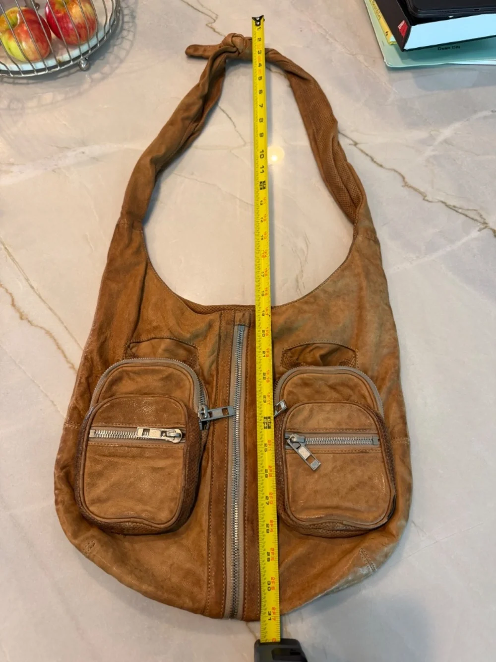 Alexander Wang vintage Donna hobo bag, soft tan leather